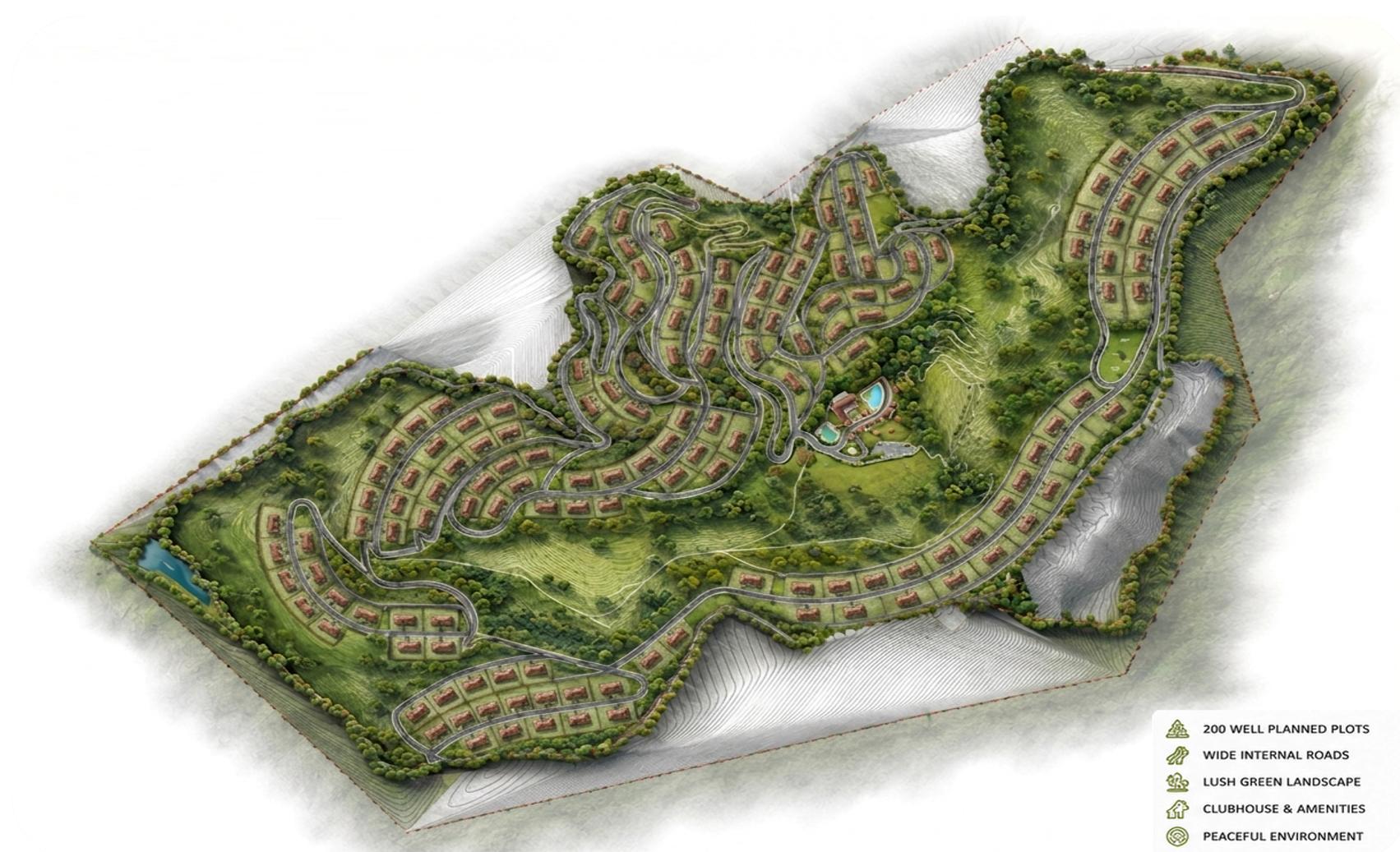 Hillora Heights Masterplan Layout map